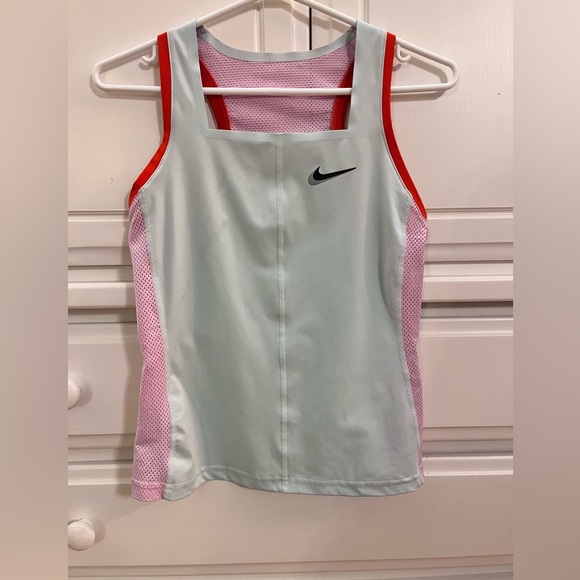 Nike Court Dri-Fit Slam Tank (Women's) - Glacier Blue Size S - Picture 3 of 8